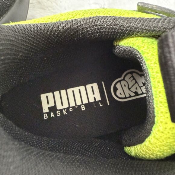 Puma RS Dreamer J Cole Basketball Shoes Safety Yellow Big Kids Size US 5C - Picture 9 of 11